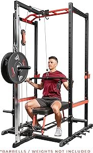 Sunny Health & Fitness Power Zone Strength Rack Power Cage