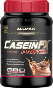 Container of CaseinfX Protein Powder